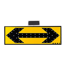 Solar Traffic Guidance Sign